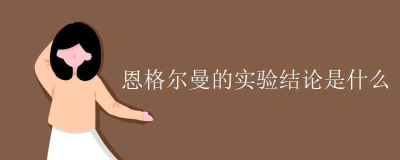 恩格尔曼的实验结论是什么