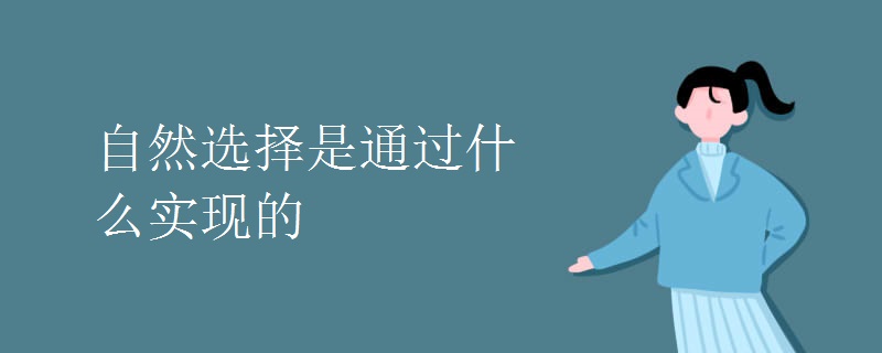 自然选择是通过什么实现的