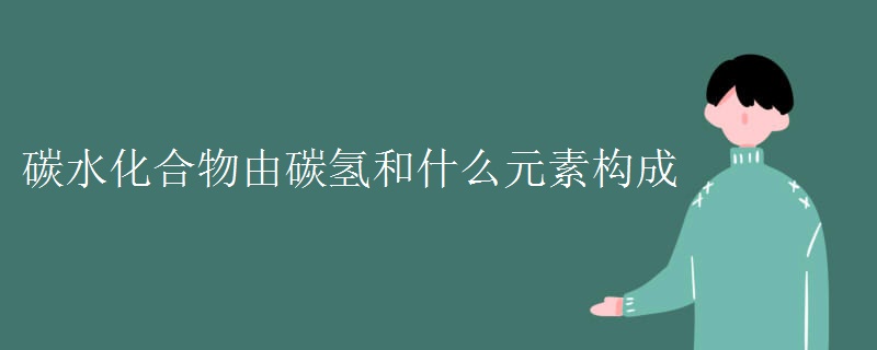 碳水化合物由碳氢和什么元素构成
