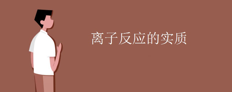 离子反应的实质