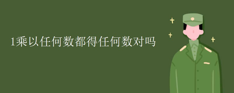1乘以任何数都得任何数对吗