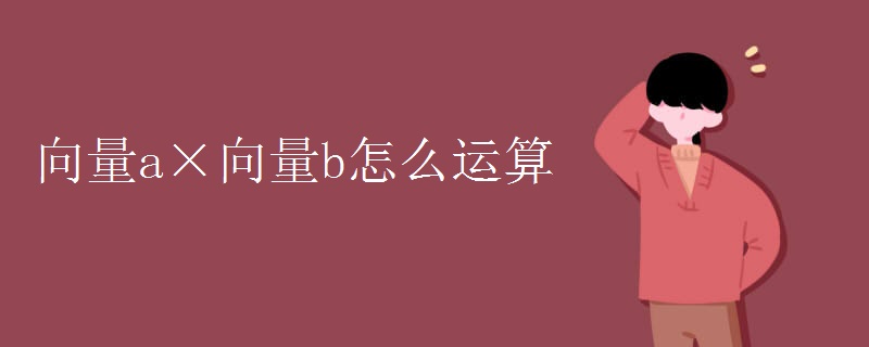 向量a×向量b怎么运算