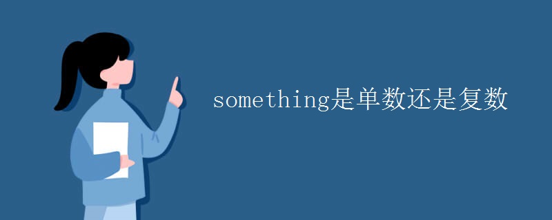 something是单数还是复数