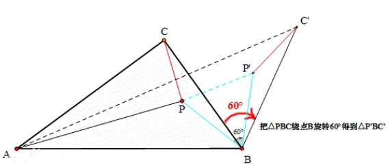 费马点定理最短距离证明过程