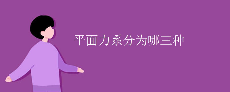 平面力系分为哪三种