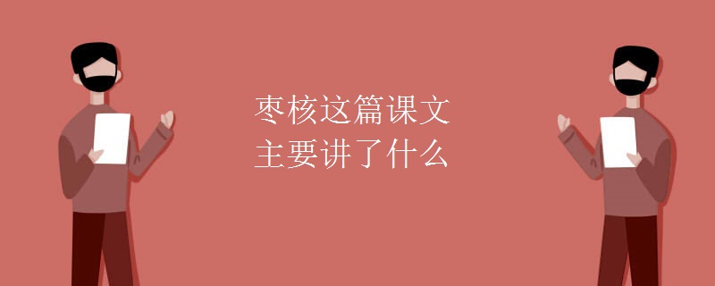 枣核这篇课文主要讲了什么 枣核这篇课文主要讲了什么