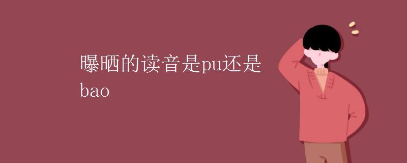 曝晒的读音是pu还是bao