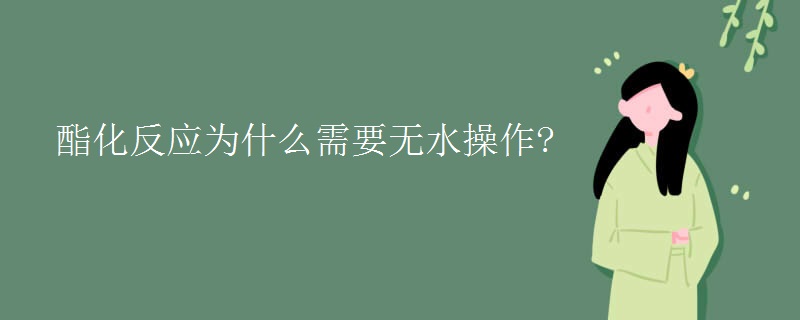 酯化反应为什么需要无水操作