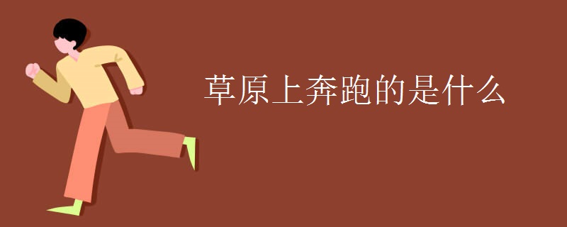 草原上奔跑的是什么