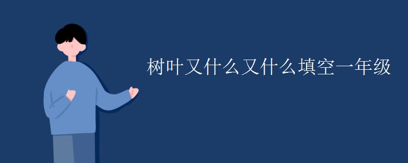 树叶又什么又什么填空一年级