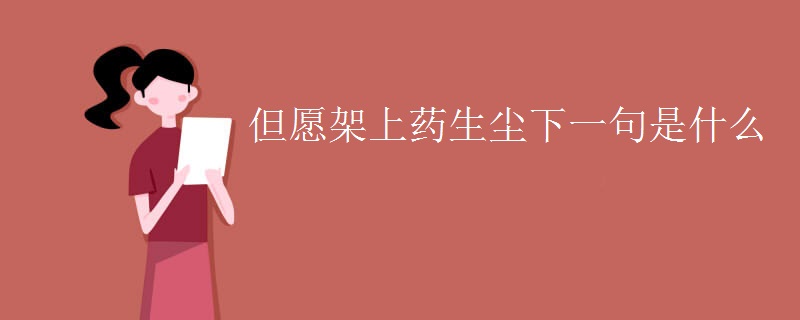但愿架上药生尘下一句是什么