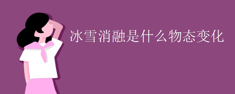 冰雪消融是什么物态变化