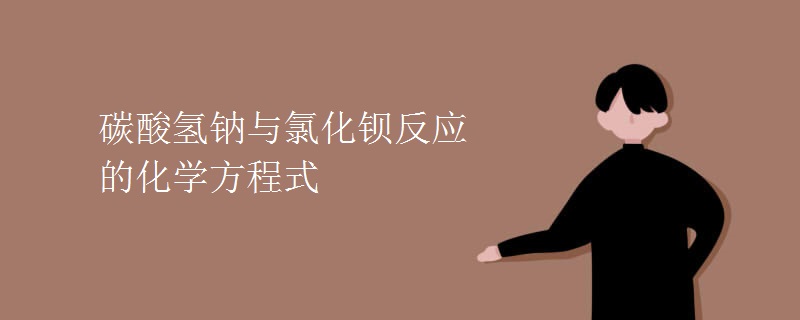 碳酸氢钠与氯化钡反应的化学方程式