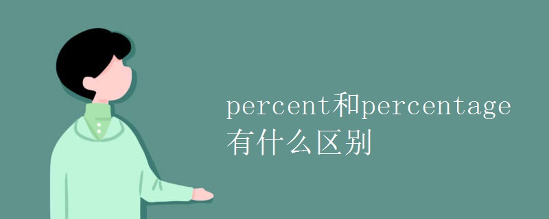 percent和percentage有什么区别
