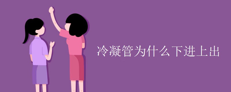 冷凝管为什么下进上出