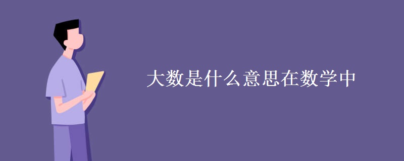 大数是什么意思在数学中