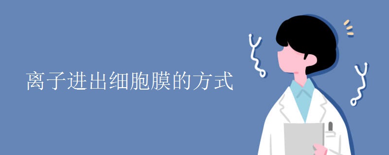 离子进出细胞膜的方式