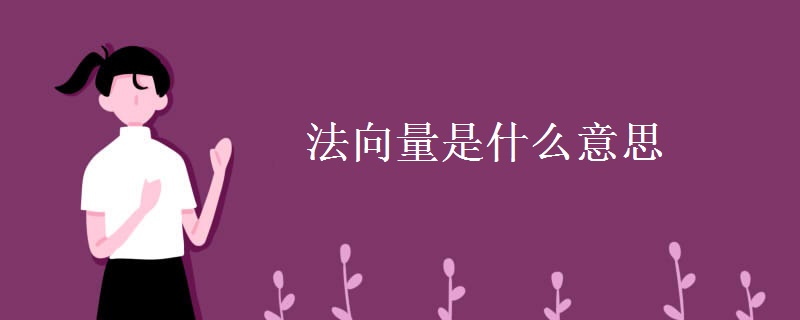 法向量是什么意思