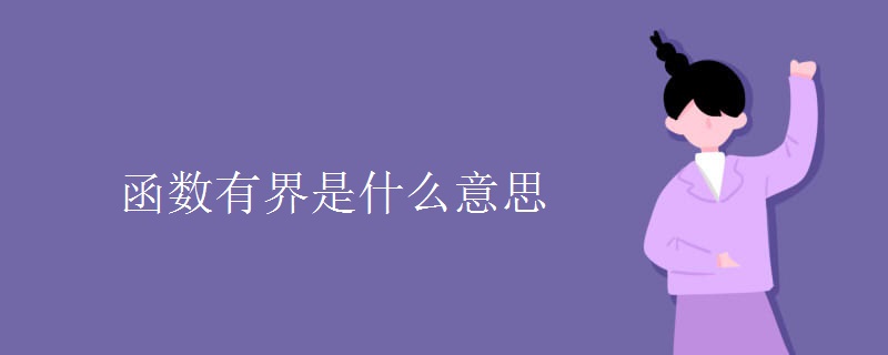 函数有界是什么意思