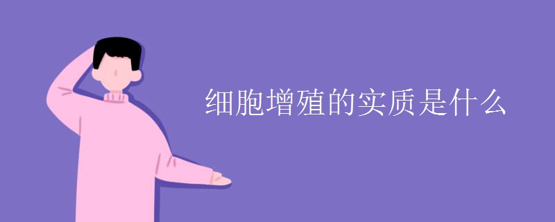 细胞增殖的实质是什么