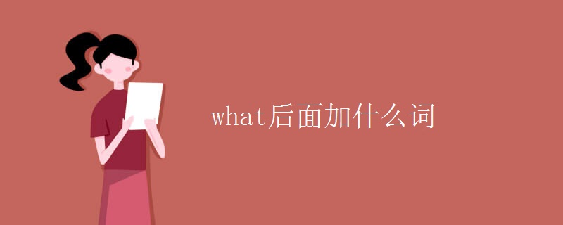 what后面加什么词