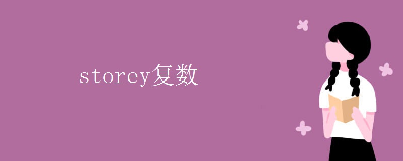 storey复数