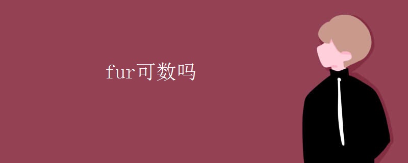 fur可数吗