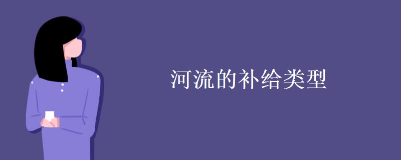 河流的补给类型
