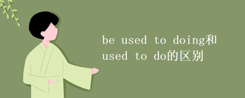 be used to doing和used to do的区别