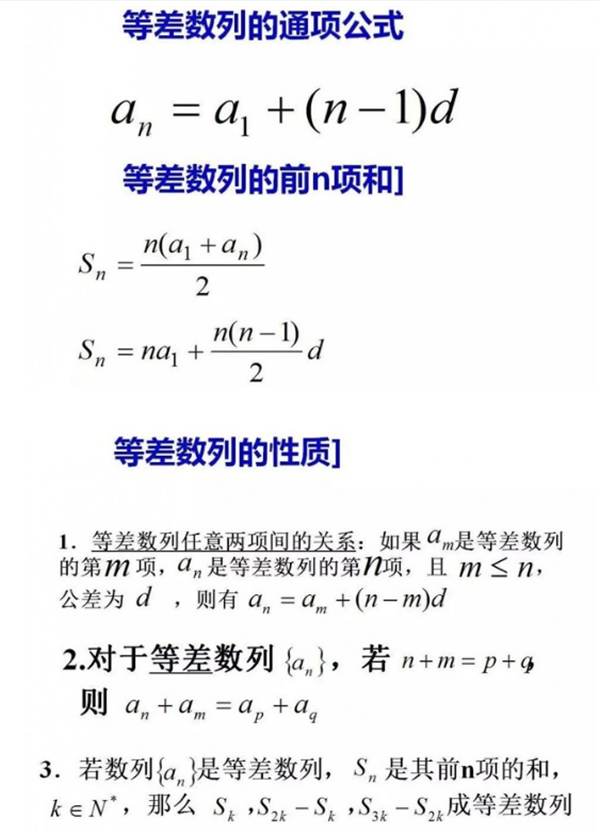 高中数学重要知识点