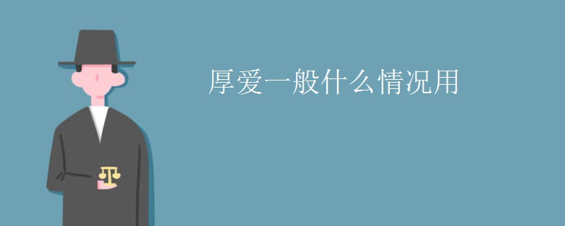 厚爱一般什么情况用