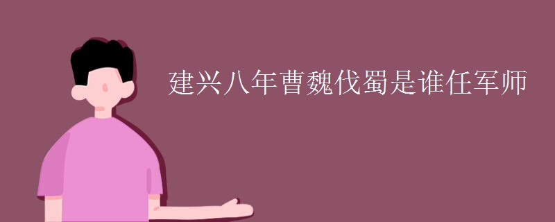 建兴八年曹魏伐蜀是谁任军师