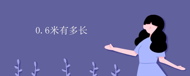 0.6米有多长