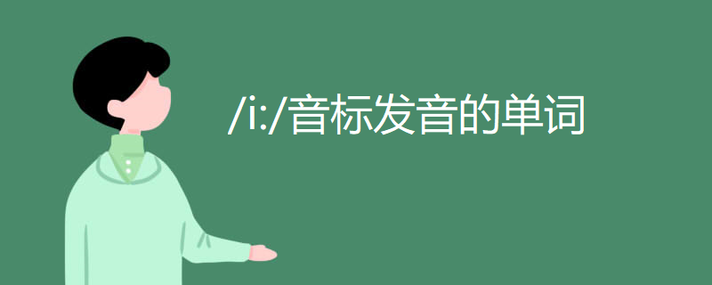 /i:/音标发音的单词