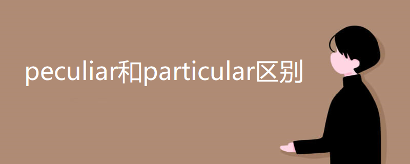 peculiar和particular区别
